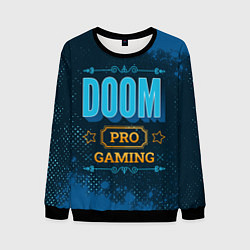 Свитшот мужской Игра Doom: pro gaming, цвет: 3D-черный