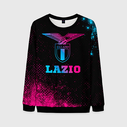 Мужской свитшот Lazio - neon gradient / 3D-Черный – фото 1