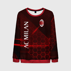 Свитшот мужской Ac milan Соты, цвет: 3D-красный