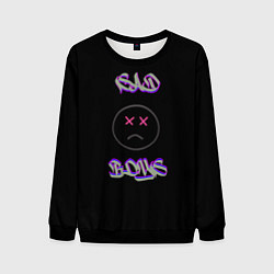 Свитшот мужской Sad Boys логотип, цвет: 3D-черный