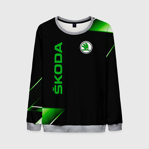 Мужской свитшот Skoda Sport Абстракция / 3D-Меланж – фото 1