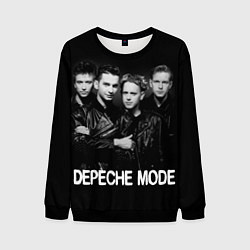 Свитшот мужской Depeche Mode - black & white portrait, цвет: 3D-черный