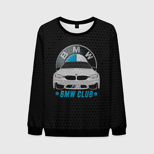 Мужской свитшот BMW club carbon / 3D-Черный – фото 1