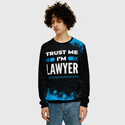 Свитшот мужской Trust me Im lawyer dark, цвет: 3D-черный — фото 2