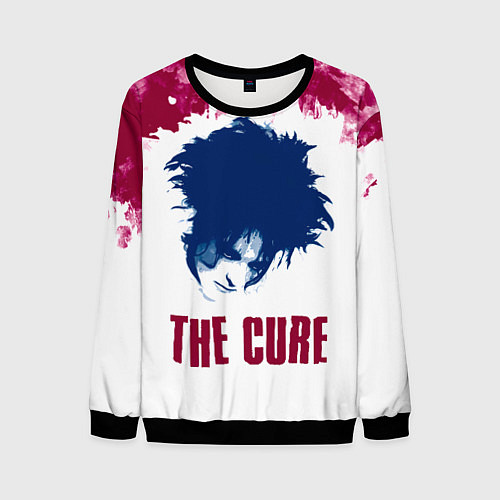 Мужской свитшот Роберт Смит The Cure / 3D-Черный – фото 1