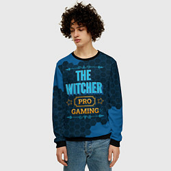 Свитшот мужской Игра The Witcher: pro gaming, цвет: 3D-черный — фото 2