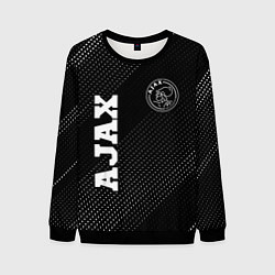 Мужской свитшот Ajax sport на темном фоне: надпись, символ