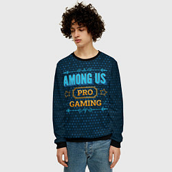 Свитшот мужской Игра Among Us: pro gaming, цвет: 3D-черный — фото 2