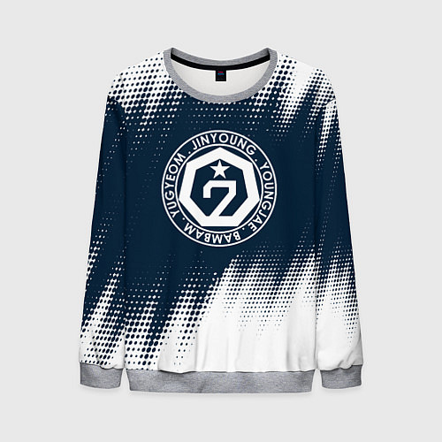 Мужской свитшот Got7 - абстракция / 3D-Меланж – фото 1