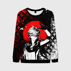 Мужской свитшот Тарталья - Мрачный геншин