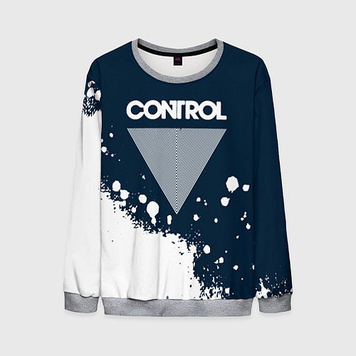 Мужской свитшот Control Краска / 3D-Меланж – фото 1