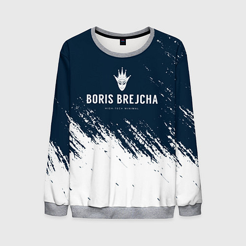 Мужской свитшот Boris brejcha краска / 3D-Меланж – фото 1
