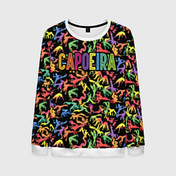 Свитшот мужской Capoeira colorful mens, цвет: 3D-белый