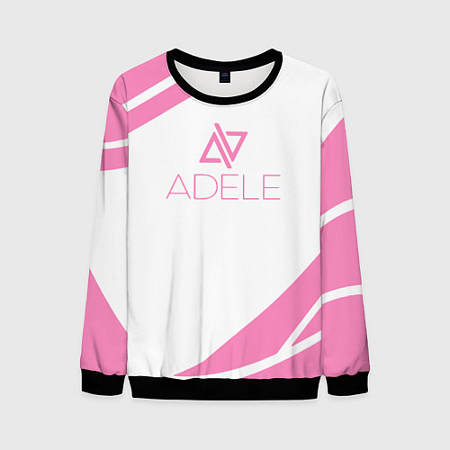 Мужской свитшот Adele - абстракция / 3D-Черный – фото 1