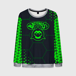 Мужской свитшот Battletoads Абстракция соты