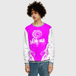 Свитшот мужской Blink 182 краска, цвет: 3D-меланж — фото 2