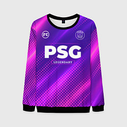 Свитшот мужской PSG legendary sport grunge, цвет: 3D-черный