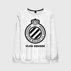 Свитшот мужской Club Brugge sport на светлом фоне, цвет: 3D-белый