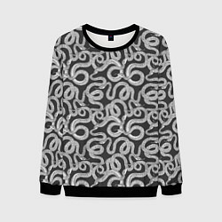 Мужской свитшот Змея с языком