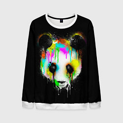 Свитшот мужской Панда в краске, цвет: 3D-белый