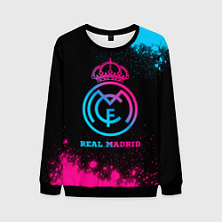 Мужской свитшот Real Madrid - neon gradient