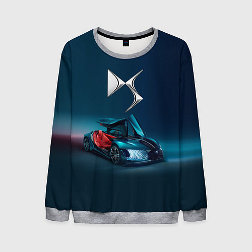 Мужской свитшот Citroen DS Spirit Concept / 3D-Меланж – фото 1