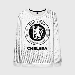 Мужской свитшот Chelsea с потертостями на светлом фоне