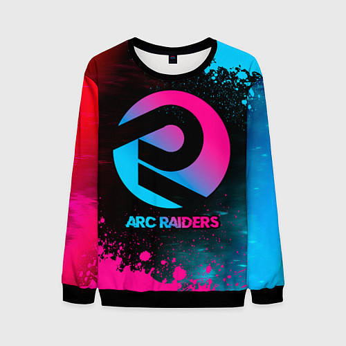 Мужской свитшот ARC Raiders - neon gradient / 3D-Черный – фото 1