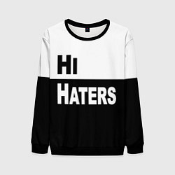 Мужской свитшот Hi haters - Bye haters