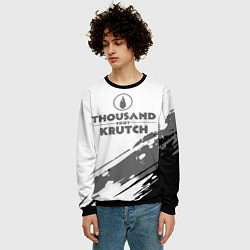 Свитшот мужской Thousand Foot Krutch логотип, цвет: 3D-черный — фото 2