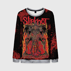 Свитшот мужской Slipknot black and red, цвет: 3D-меланж