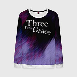 Свитшот мужской Three Days Grace lilac, цвет: 3D-белый