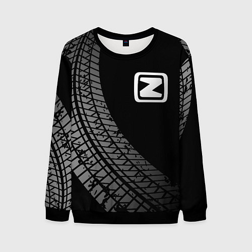 Мужской свитшот Zotye tire tracks / 3D-Черный – фото 1