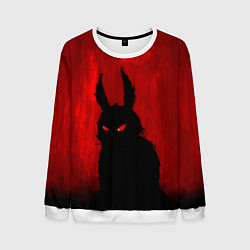 Свитшот мужской Evil Rabbit, цвет: 3D-белый