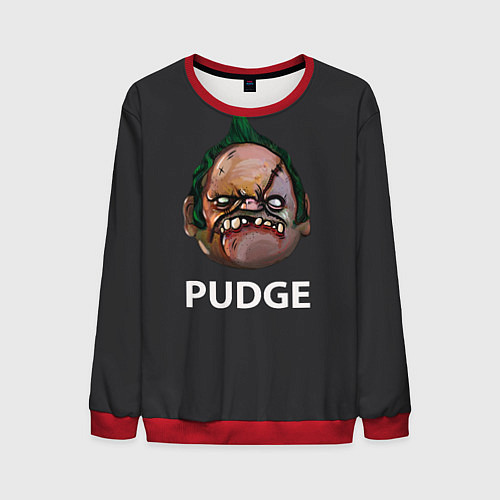 Мужской свитшот Пудж дота 2 / 3D-Красный – фото 1