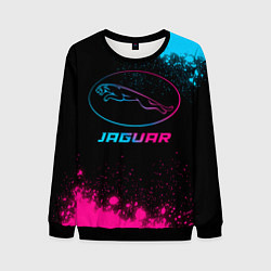 Мужской свитшот Jaguar - neon gradient