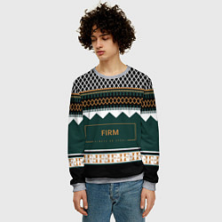 Свитшот мужской FIRM как свитер из 90х, цвет: 3D-меланж — фото 2