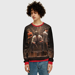 Свитшот мужской PUBG игра, цвет: 3D-красный — фото 2