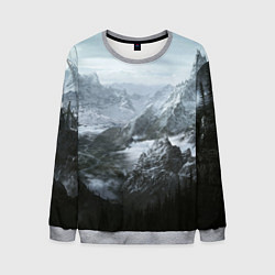 Мужской свитшот Природа Скайрима