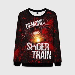 Мужской свитшот Demonic spider-train