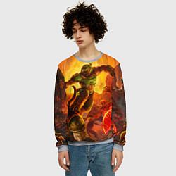 Свитшот мужской Палач Рока, цвет: 3D-меланж — фото 2