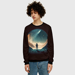 Свитшот мужской Звездные врата, цвет: 3D-черный — фото 2