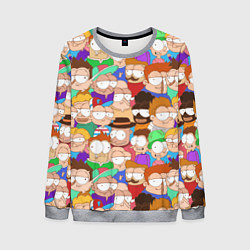 Мужской свитшот Разные прикольные люди