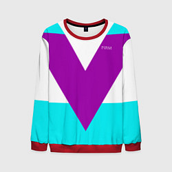 Свитшот мужской В ретро стиле FIRM, цвет: 3D-красный