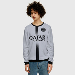 Свитшот мужской Неймар форма ПСЖ 2223 гостевая, цвет: 3D-черный — фото 2