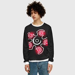 Свитшот мужской Rainbow Six Siege - Hibana, цвет: 3D-белый — фото 2