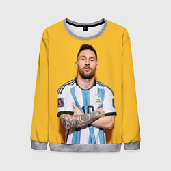 Свитшот мужской Lionel Messi 10, цвет: 3D-меланж