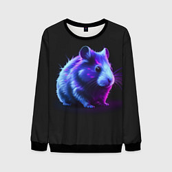 Мужской свитшот Хомяк неон