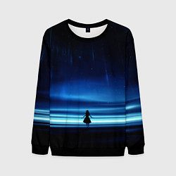 Свитшот мужской Покорительница космоса, цвет: 3D-черный