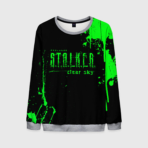 Мужской свитшот Stalker sky art / 3D-Меланж – фото 1